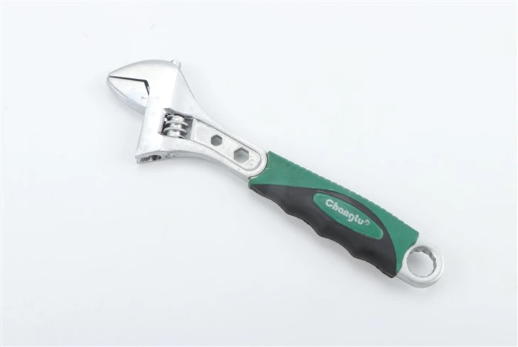 Plastic Handle Adjustable Wrench